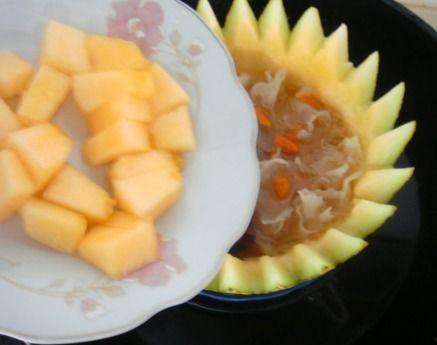冬天吃哈密瓜蒸着吃,哈密瓜蒸食新体验